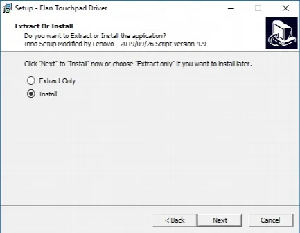 Скриншот №2 к программе ELAN Touchpad Driver