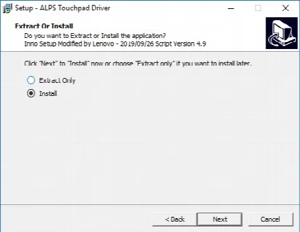 Скриншот №2 к программе ALPS Touchpad Driver