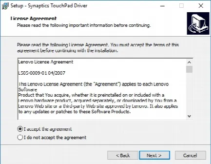 Скриншот №1 к программе Synaptics Touchpad Driver для Windows 7