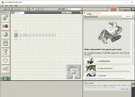Скриншот №2 к программе LEGO MINDSTORMS NXT