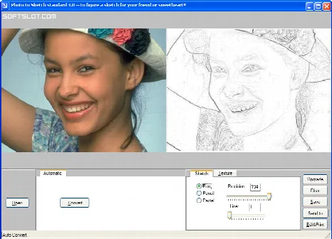 Скриншот №1 к программе Photo to Sketch