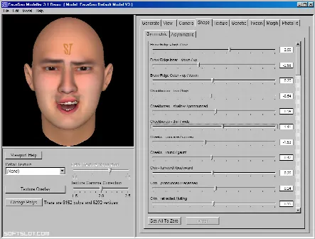 Скриншот №1 к программе FaceGen Modeller