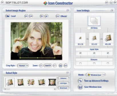 Скриншот №1 к программе Icon Constructor