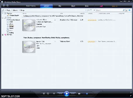 Скриншот №2 к программе Windows Media Player