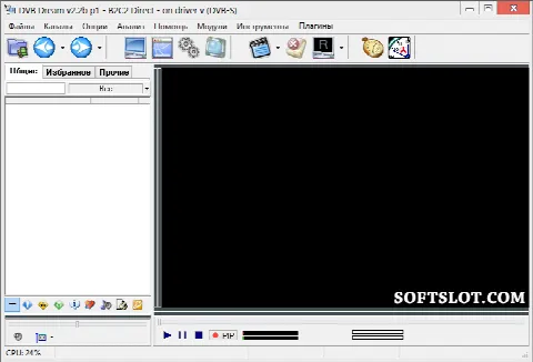Скриншот №1 к программе DVB Dream