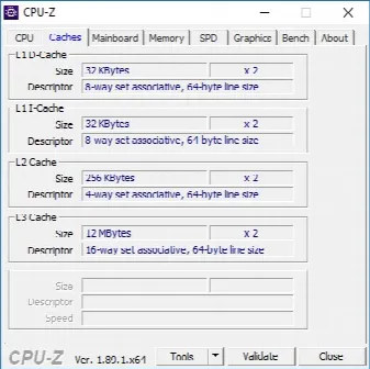 Скриншот №2 к программе CPU-Z