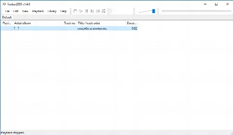 Скриншот №1 к программе Foobar2000