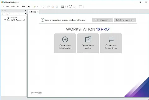 Скриншот №1 к программе VMware Workstation