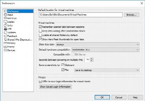 Скриншот №2 к программе VMware Workstation