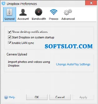 Скриншот №1 к программе Dropbox