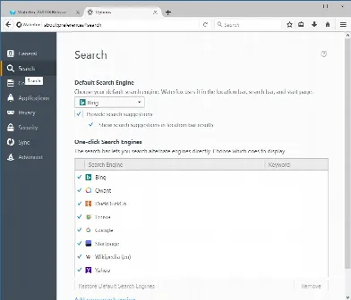 Скриншот №3 к программе Waterfox Classic / Current