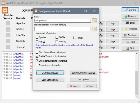Скриншот №2 к программе XAMPP