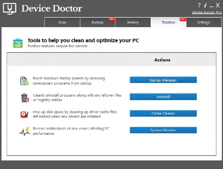 Скриншот №3 к программе Device Doctor