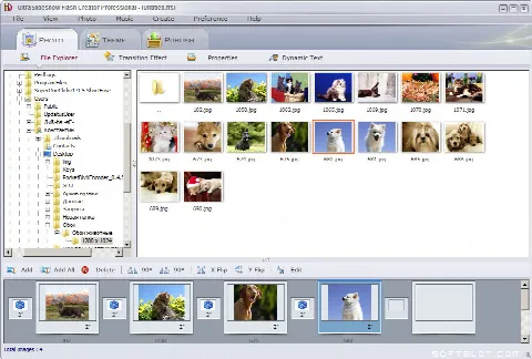 Скриншот №1 к программе UltraSlideshow Flash Creator Pro