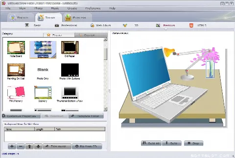 Скриншот №2 к программе UltraSlideshow Flash Creator Pro