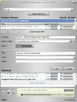 Скриншот №3 к программе Mp3 Downloader