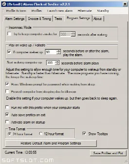 Скриншот №2 к программе Alarm Clock of Justice