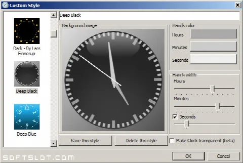 Скриншот №1 к программе Clock!