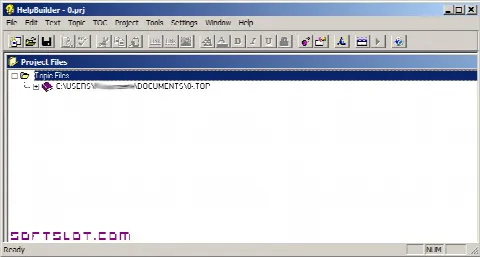 Скриншот №1 к программе HelpBuilder