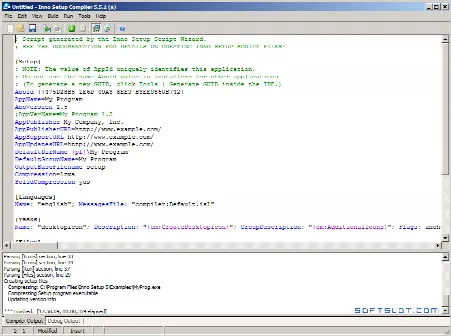 Скриншот №1 к программе Inno Setup Compiler