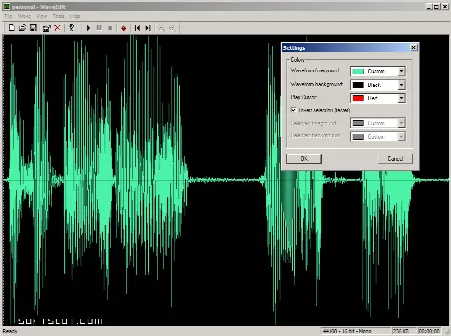 Скриншот №1 к программе Wave Editor