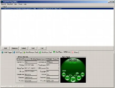 Скриншот №1 к программе Multi ID3 Tag Editor