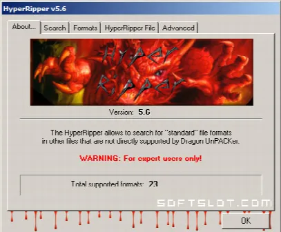 Скриншот №1 к программе Dragon UnPACKer