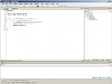 Скриншот №1 к программе FlashDevelop
