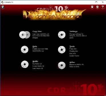 Скриншот №1 к программе CDRWIN
