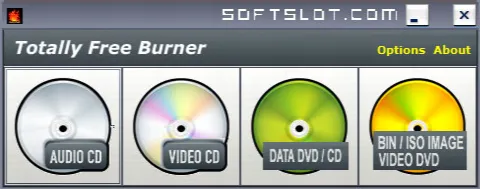 Скриншот №1 к программе Totally Free Burner