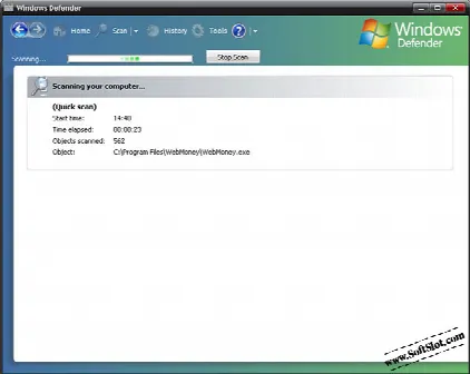 Скриншот №1 к программе Microsoft Windows Defender
