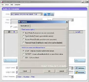 Скриншот №1 к программе Audio CD Converter