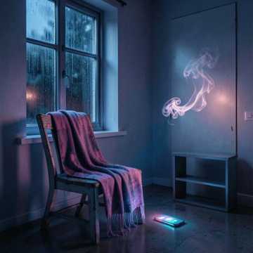 Пепел на столе