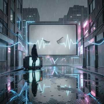 Серый экран