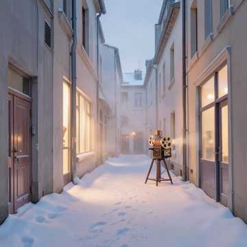 Давинчи и снег