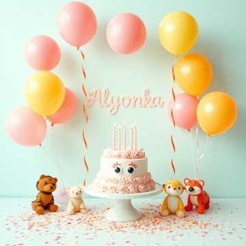 День Рождение Алёнки