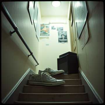 Кеды в подъезде