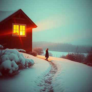 Мамин свет в окне