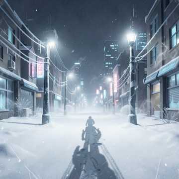 Снежный Фонарь