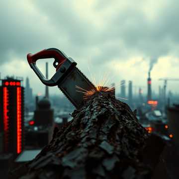 Пилит до корня