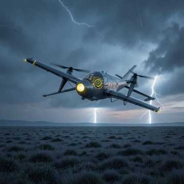 Ворон в небе