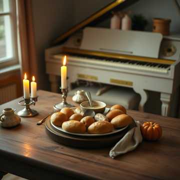 Котлеты суп и булки