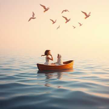 Девушка с распущенной косой (Иволга)