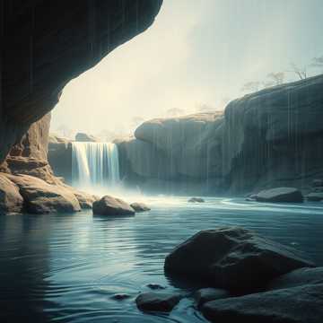 Ручей и гранит