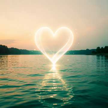 Ручей и сердце