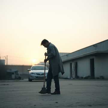 Леха и метелка