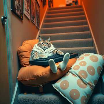 Жирный кот Тоша и Тимур