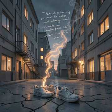 Пепел на кроссах