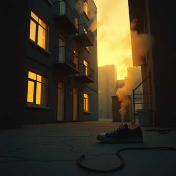 Пепел на кроссах