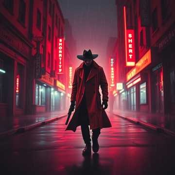 Экшн-сцена — Врыв шерифа и роботов